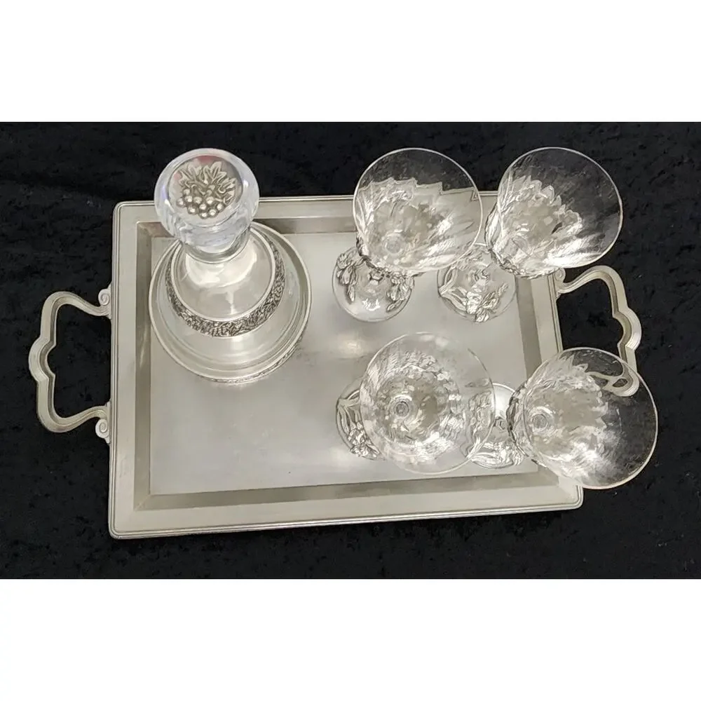V & A Royal Selangor William Morris Pewter Complete Wine Set